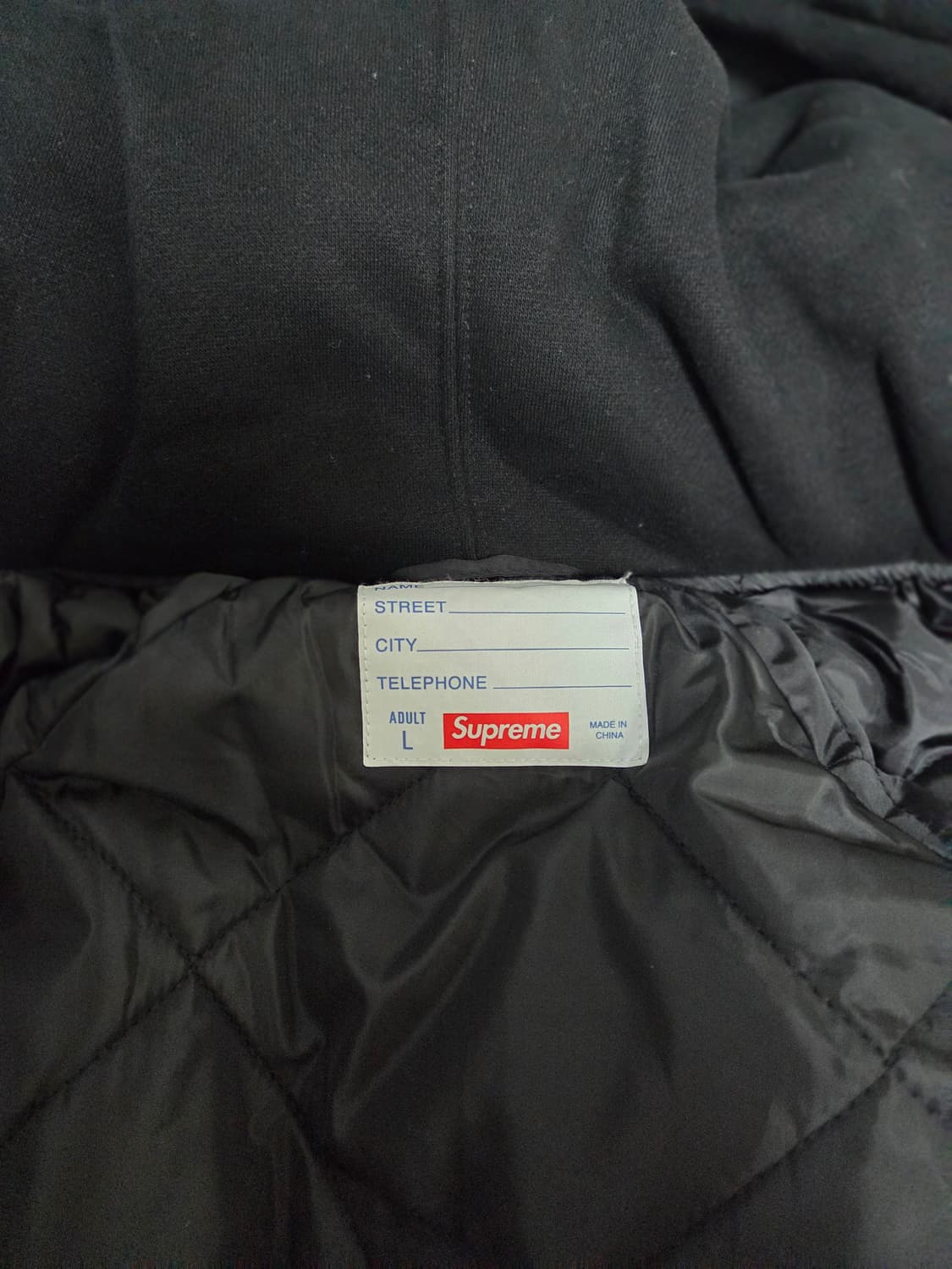 슈프림 후드 스타디움 자켓 블랙 - 24SS 상품이미지5