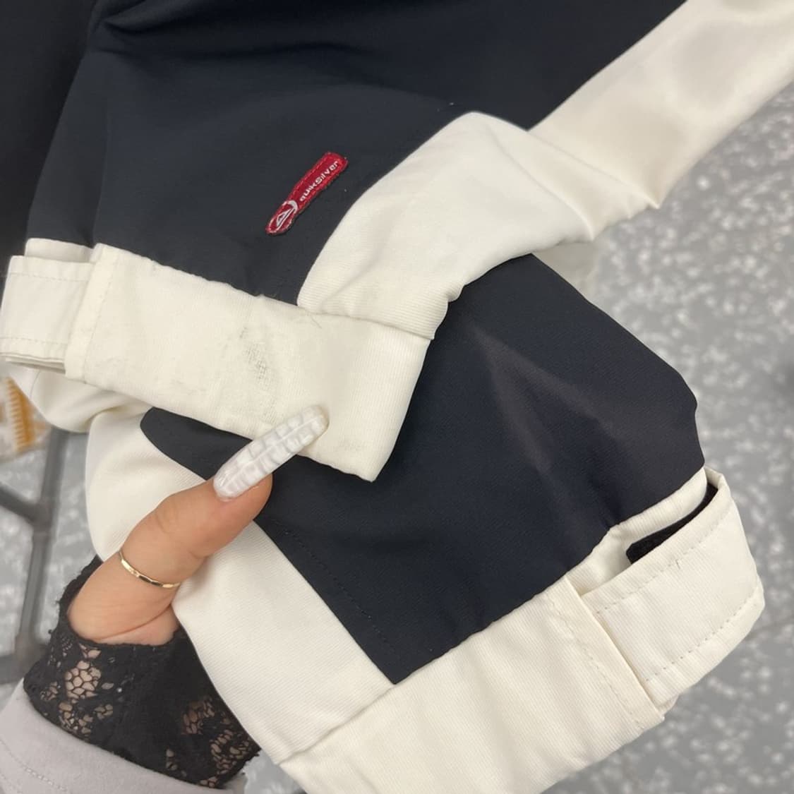 퀵실버 캐주얼 빈티지 보딩 오버핏 바람막이 자켓 XL C10937 상품이미지9