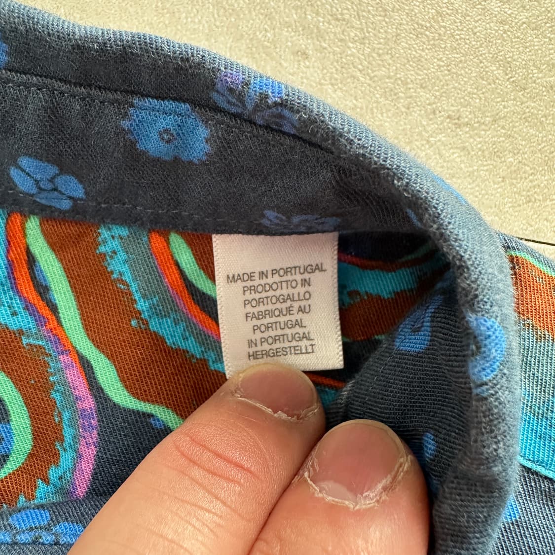 00s PS 폴스미스 문어 패턴 셔츠 XL 상품이미지6