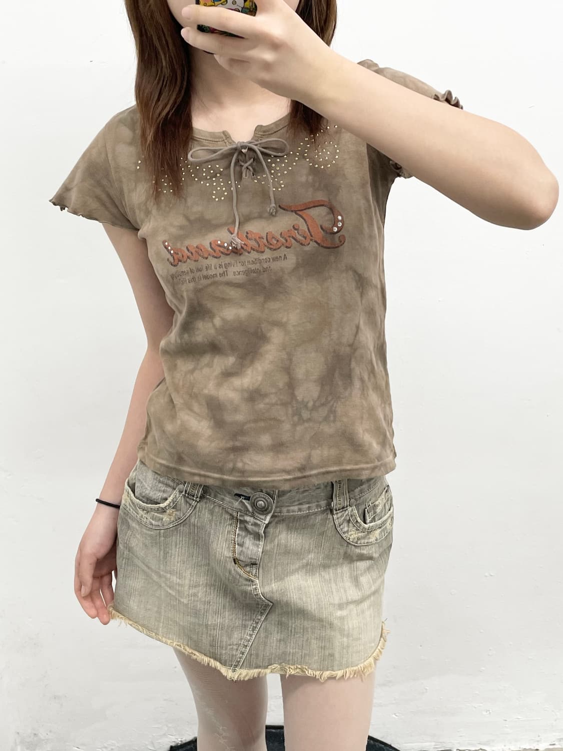 그런지 타이다이 아일렛 탑 상품이미지5