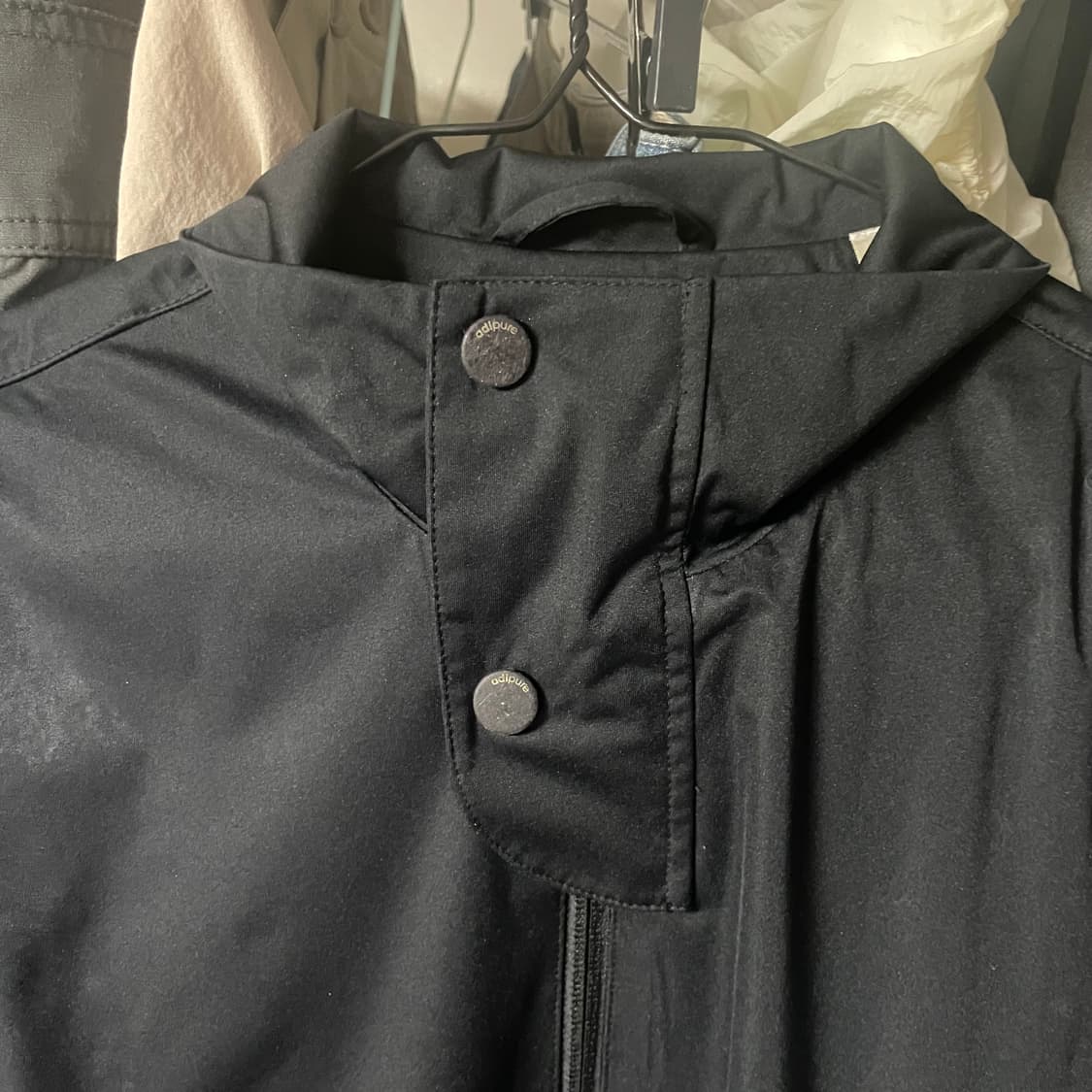 [95] 아디다스 아디퓨어 블랙 바람막이 자켓 져지 상품이미지5