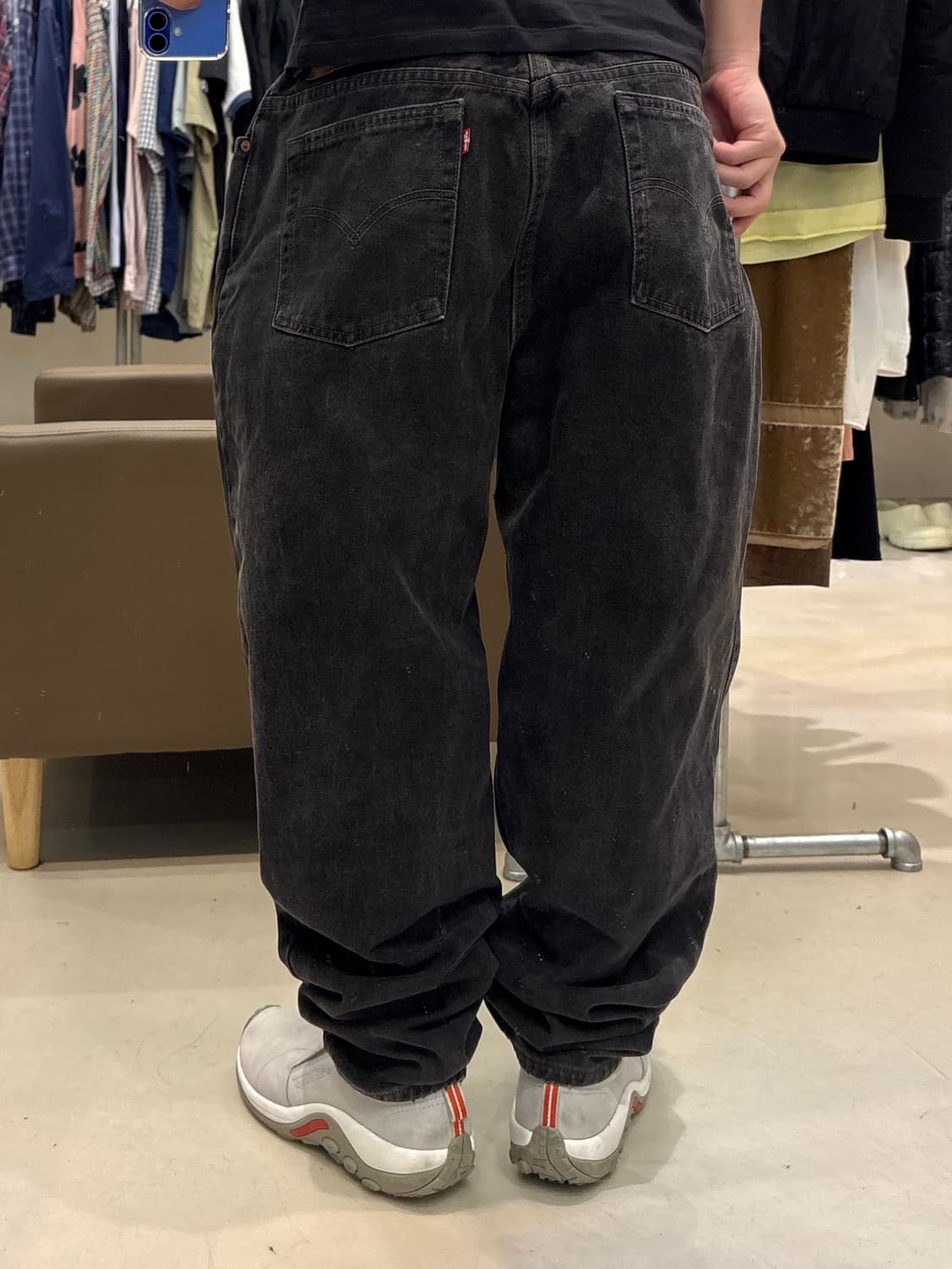 USA 리바이스 550 흑청 팬츠 상품이미지7