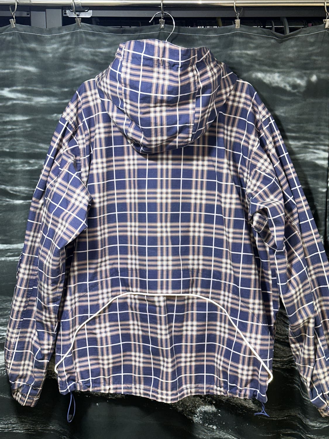 팔라스 22FW 체크 디플렉터 바람막이 아노락 L사이즈 상품이미지4