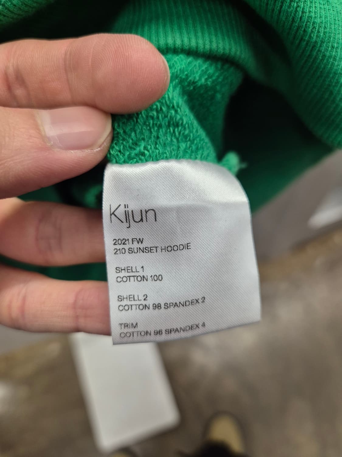 Kijun 2021FW 선셋 후드티 L 상품이미지7