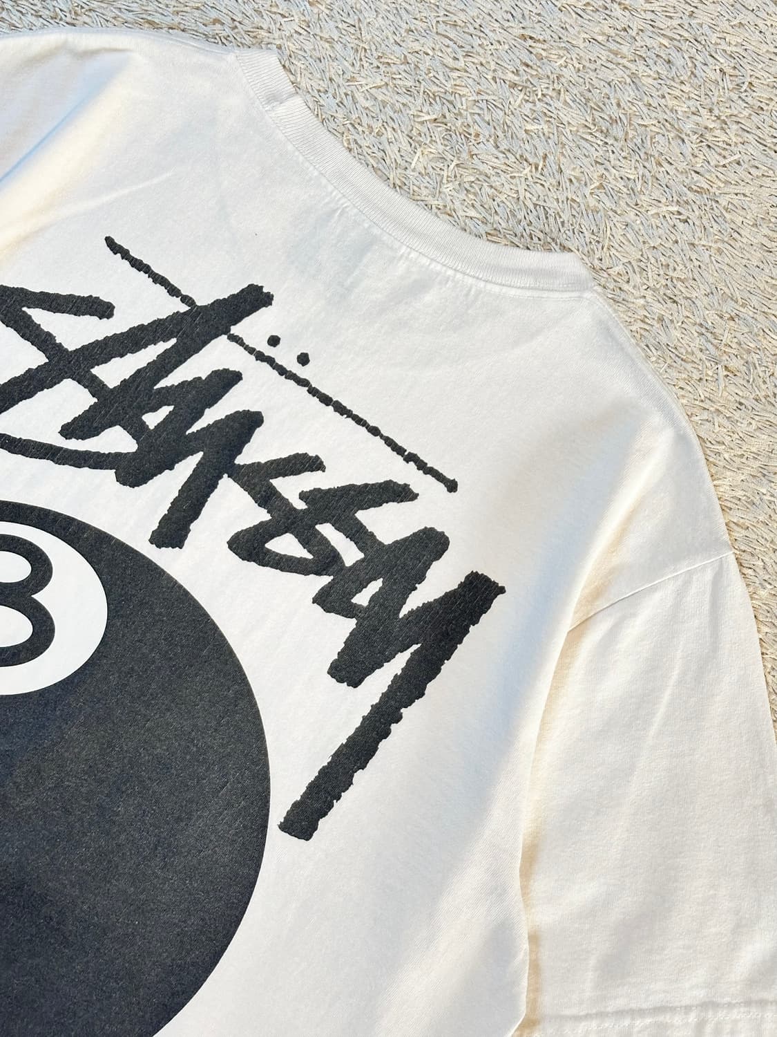 스투시 STUSSY 8볼 반팔 티셔츠 화이트 상품이미지4