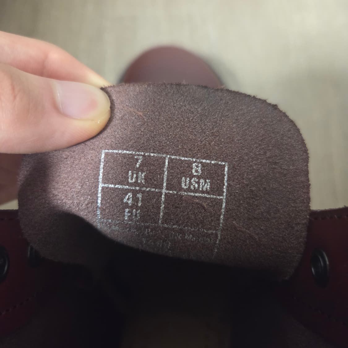 uk7) 닥터마틴 1460 체리레드  상품이미지5