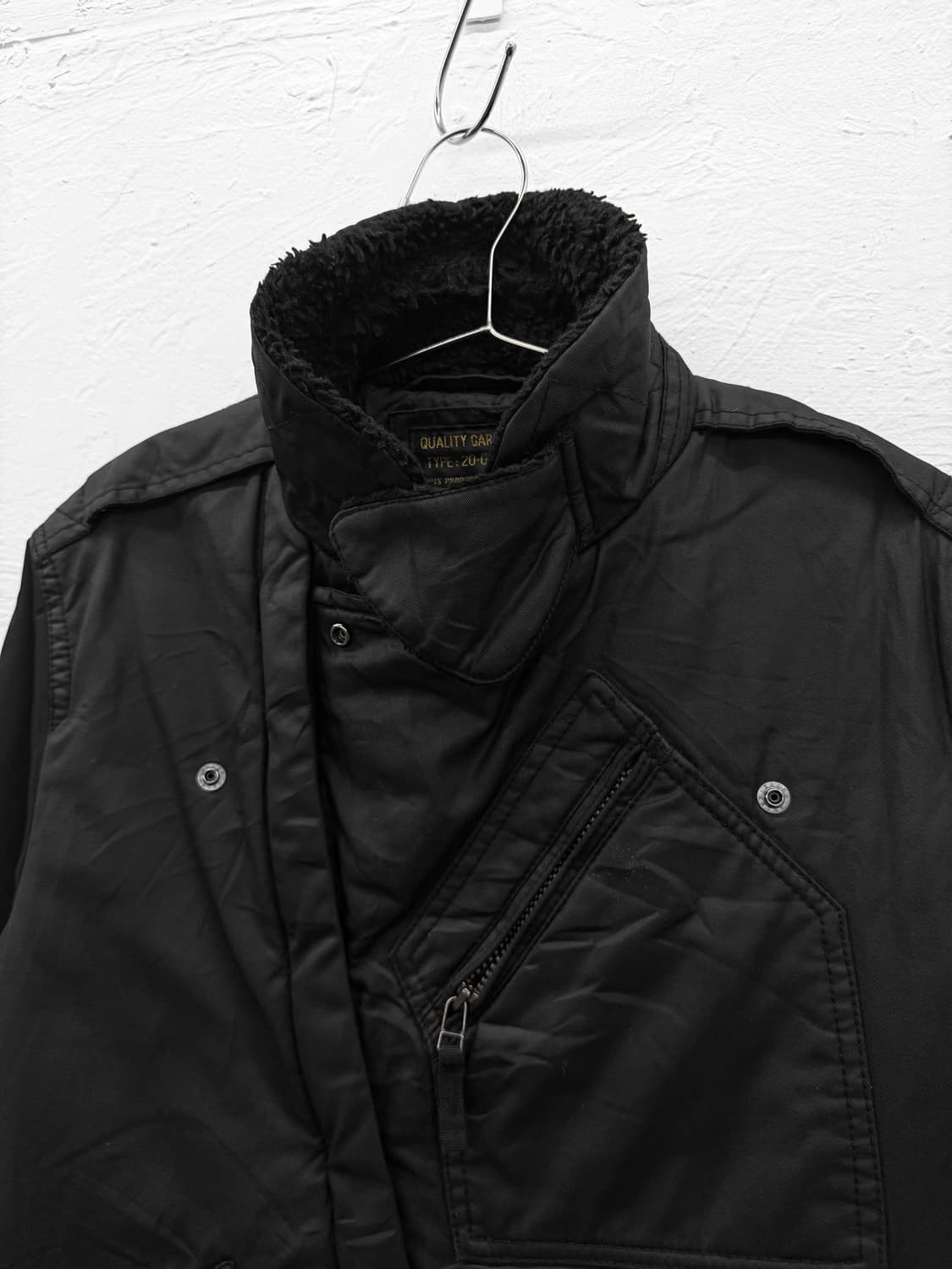 kiminori morishita X uq 코팅 봄버 자켓 상품이미지2