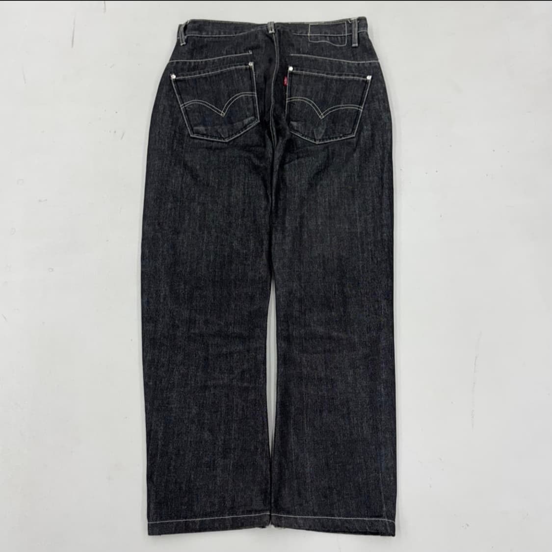 리바이스 엔지니어드 흑청 와이드 데님팬츠 상품이미지2