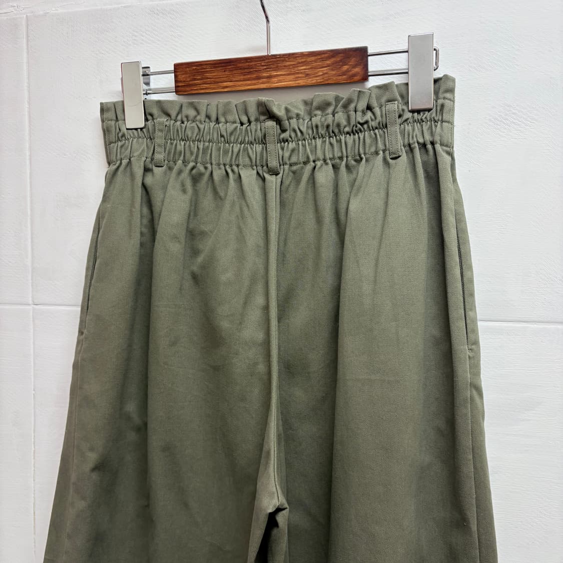 Lugnoncure 카키 와이드 팬츠 (JPN) 상품이미지4