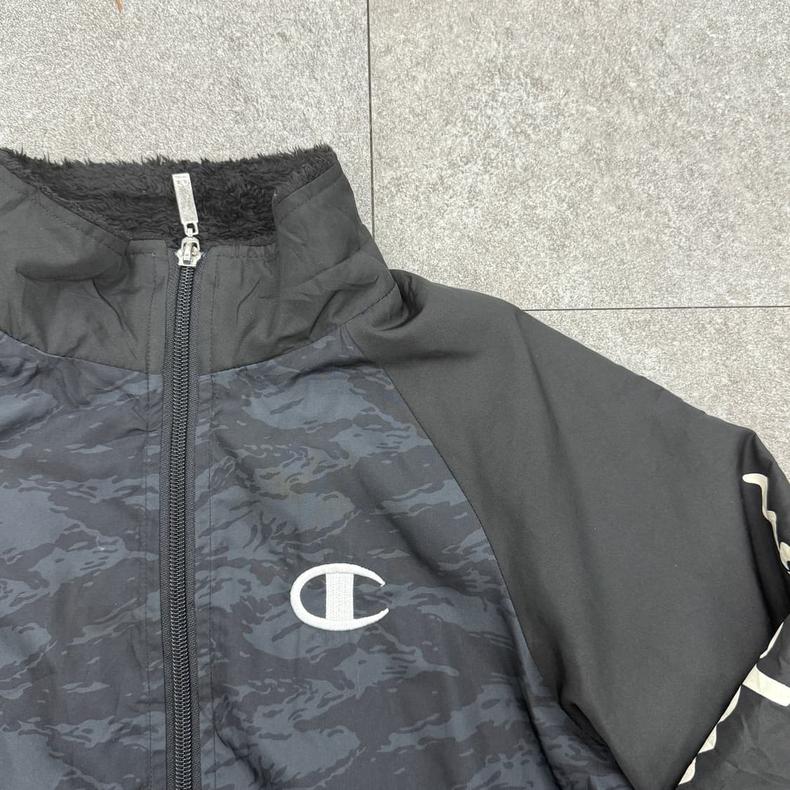 챔피온 패턴 윈드브레이커 자켓 (키즈140사이즈) 상품이미지6
