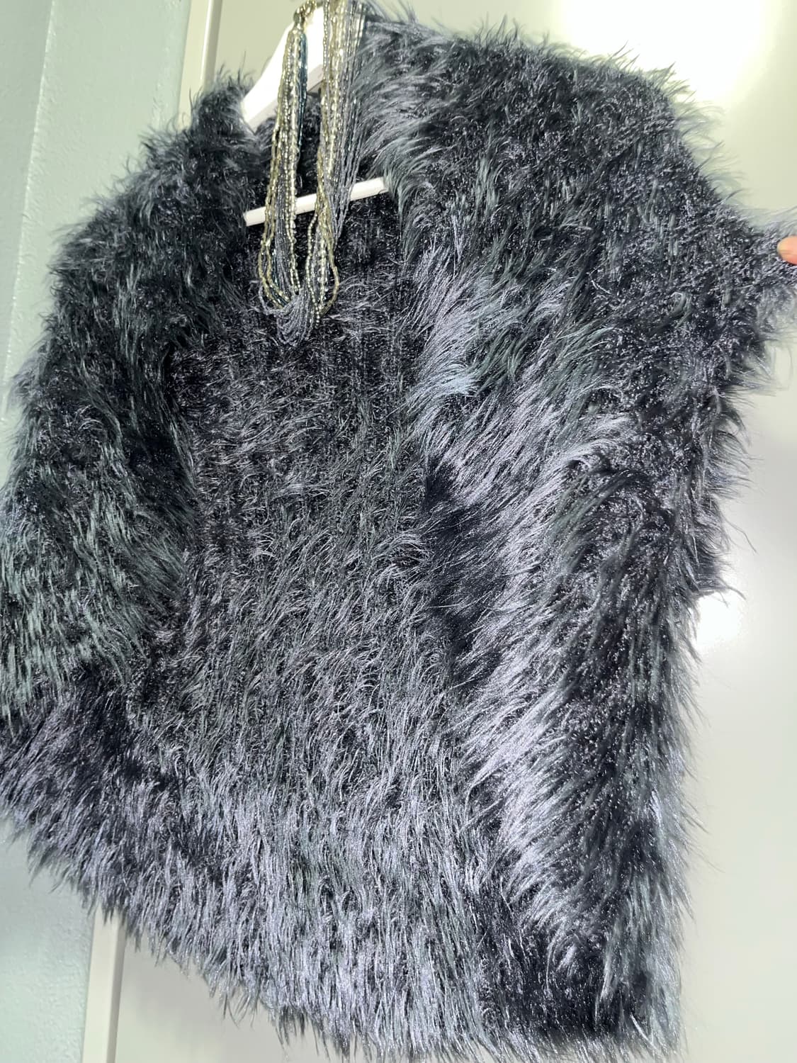 헤어리 퍼 볼레로 상품이미지2