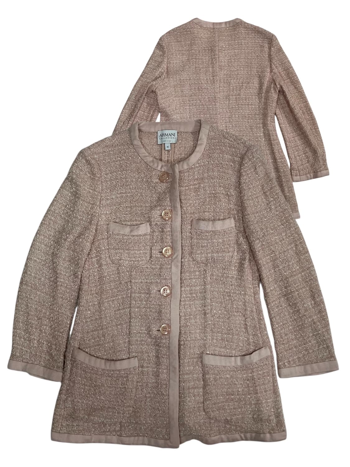 아르마니 콜레지오니 핑크펄 자켓 42 상품이미지1