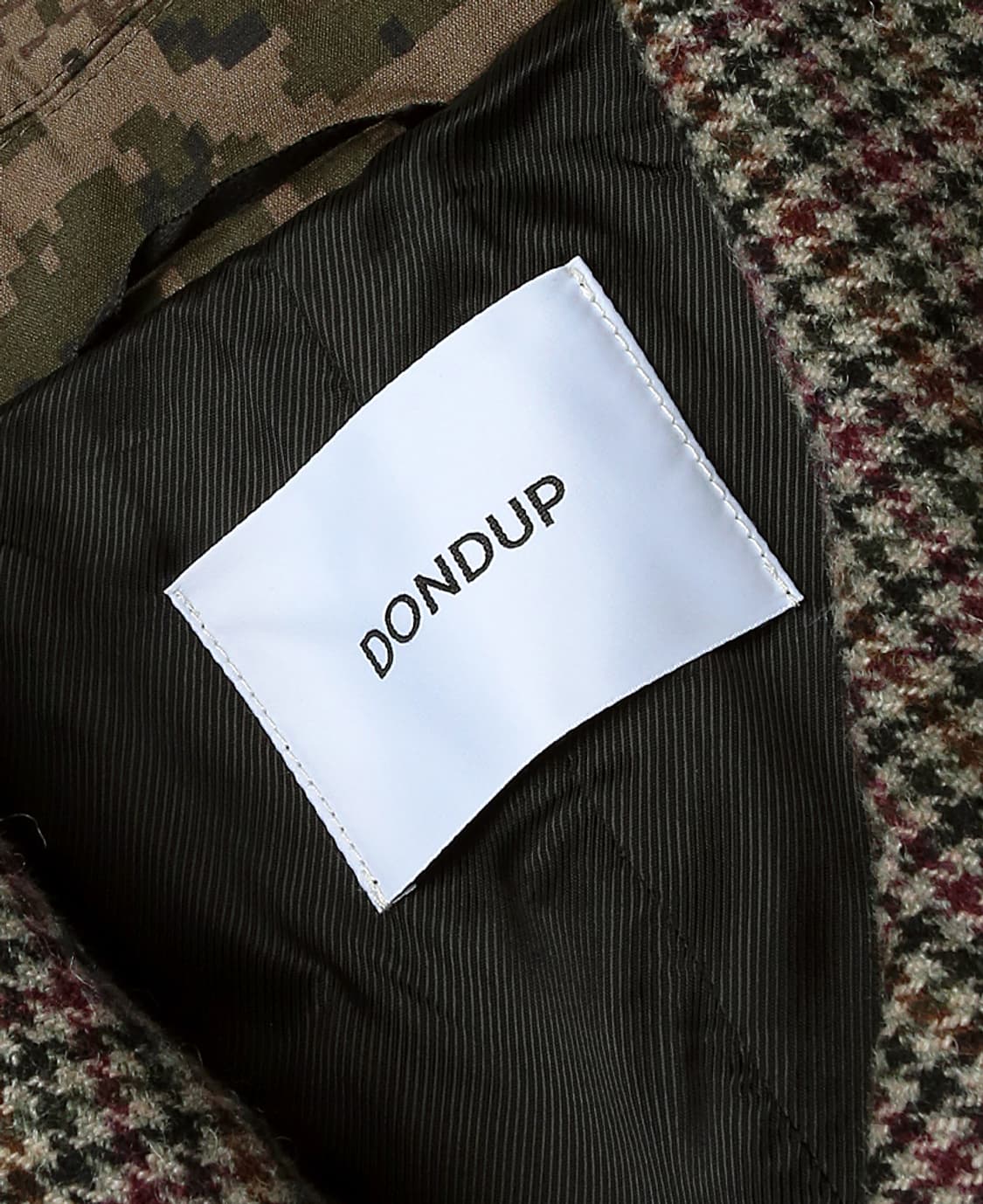 돈덥 [Dondup] 하운드투스 체크 카모플라쥬 반전 이태리 코트 상품이미지6