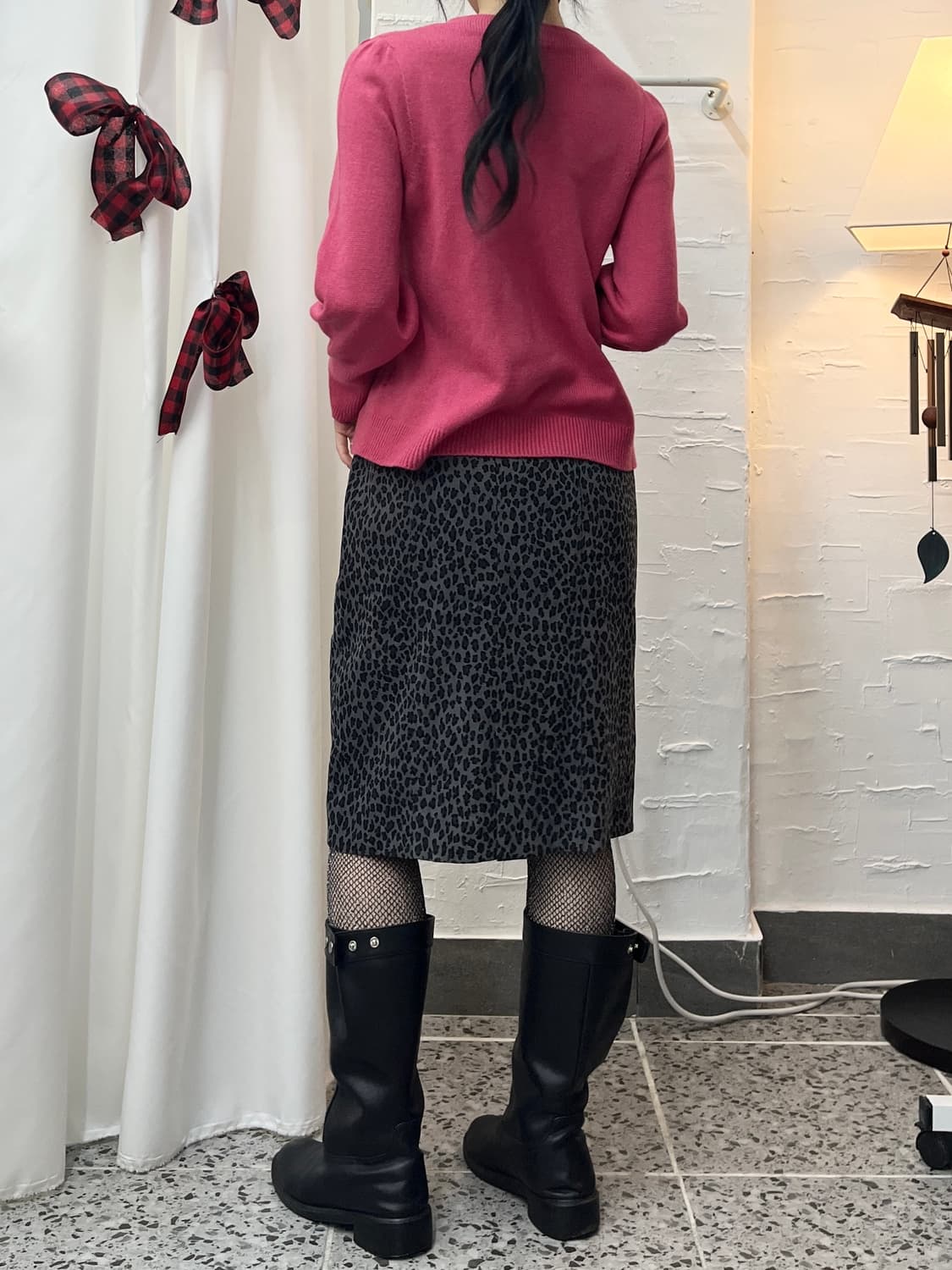 ash leopard skirt 상품이미지3