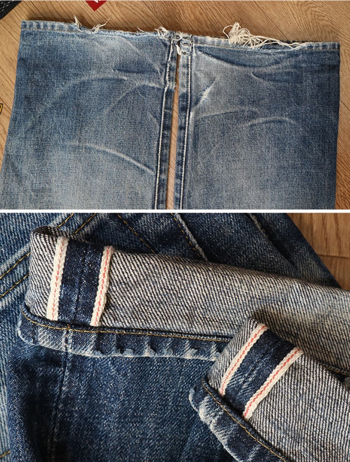 
일본판 90s levis 리바이스 LVC 503BXX 빅E 셀비지 데님 상품이미지10