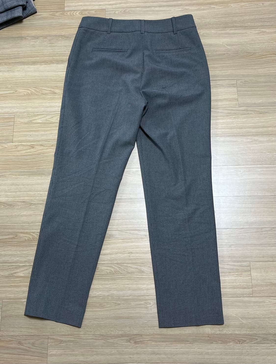 모르간 하운드 잔체크 슬랙스 no 상품이미지3