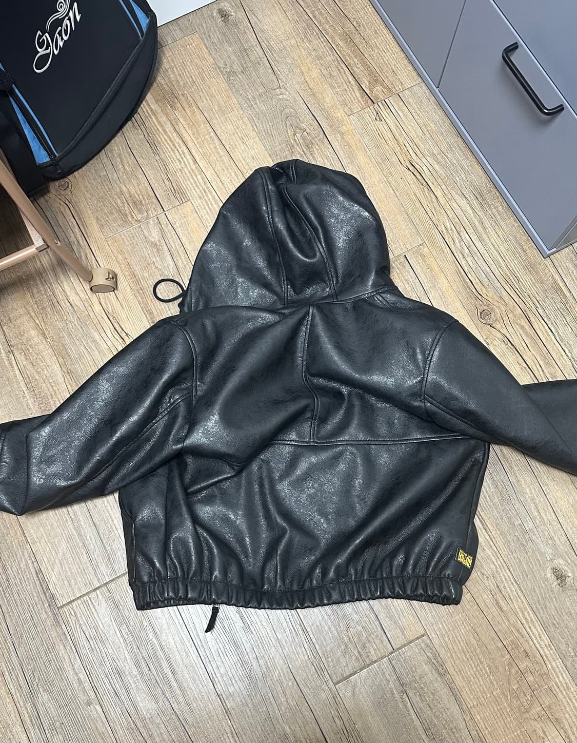 자라 레더 후드 상품이미지3