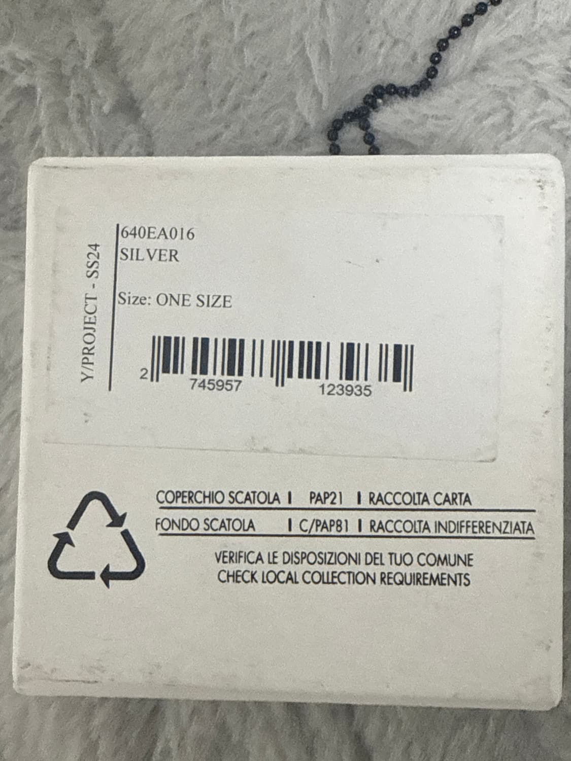 Yproject 창시자 요한 세르파티 2013 실버 925 가죽 팔찌 상품이미지9