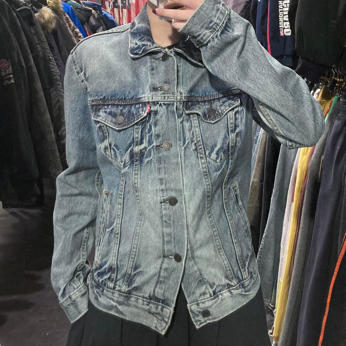 [IM]리바이스 워싱 데님 자켓 상품이미지1