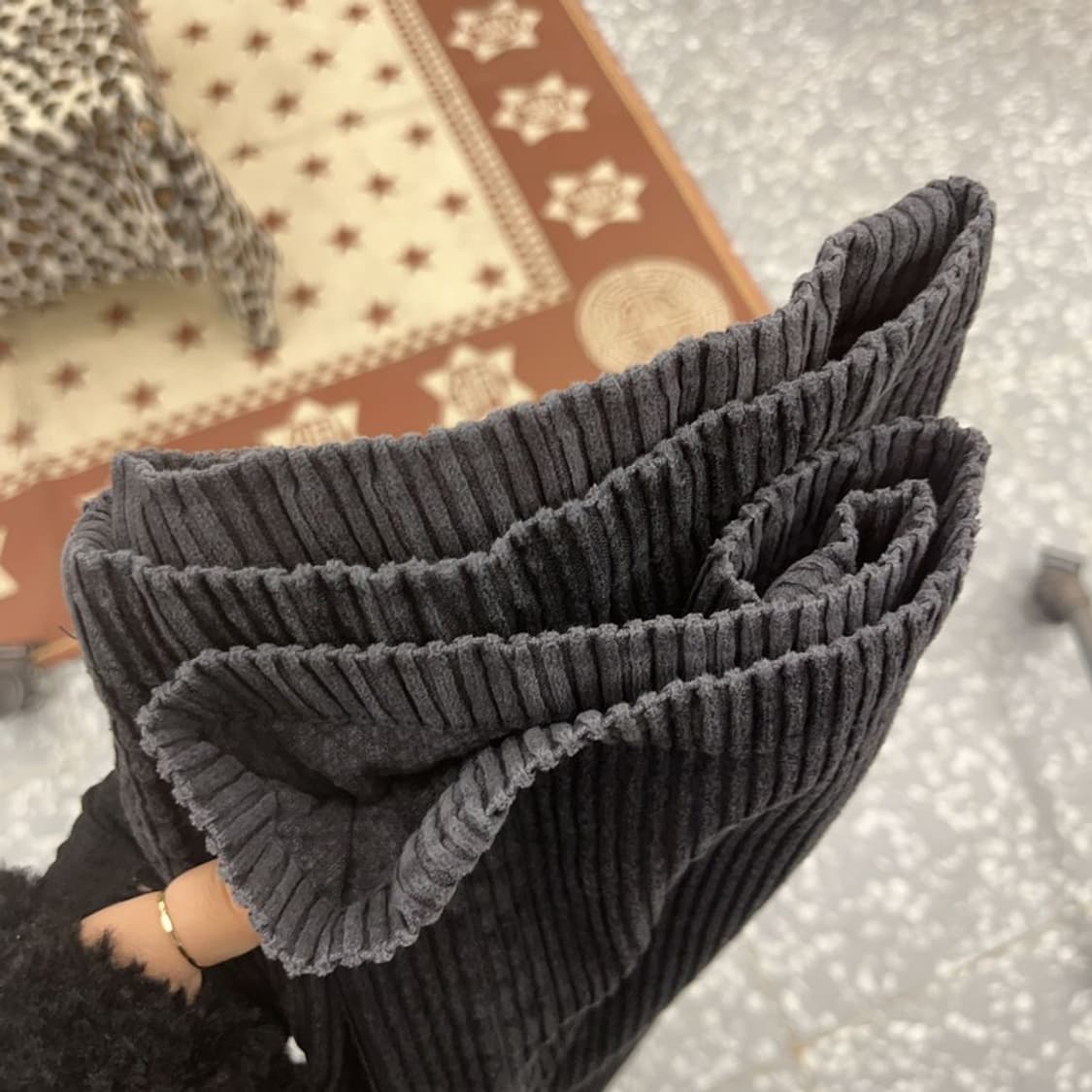 리바이스 캐주얼 시크 하이웨스트 코듀로이 코튼팬츠 25인치 C09640 상품이미지7