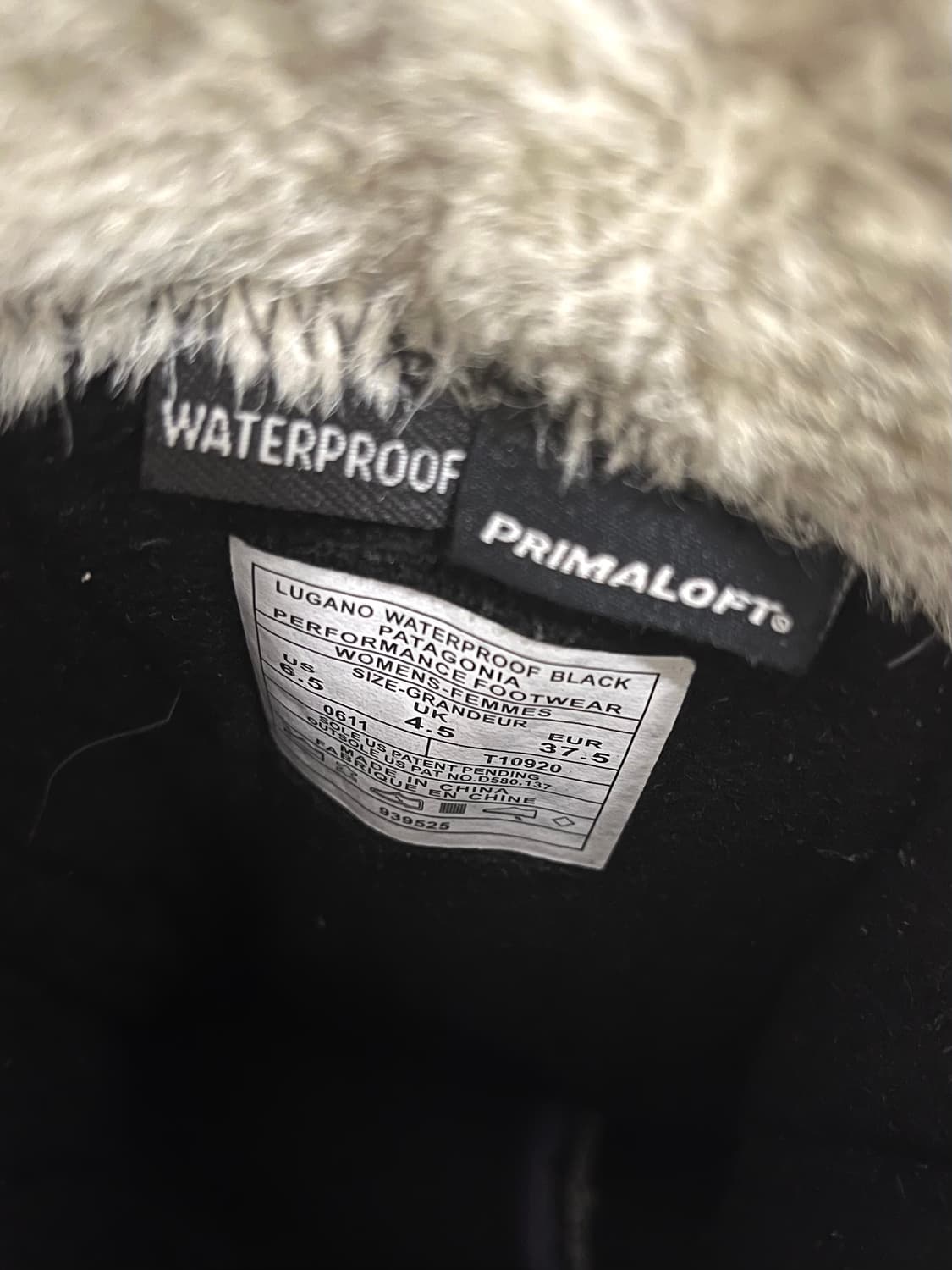 파타고니아 무스탕 퍼 시어링 루가노 부츠 상품이미지9