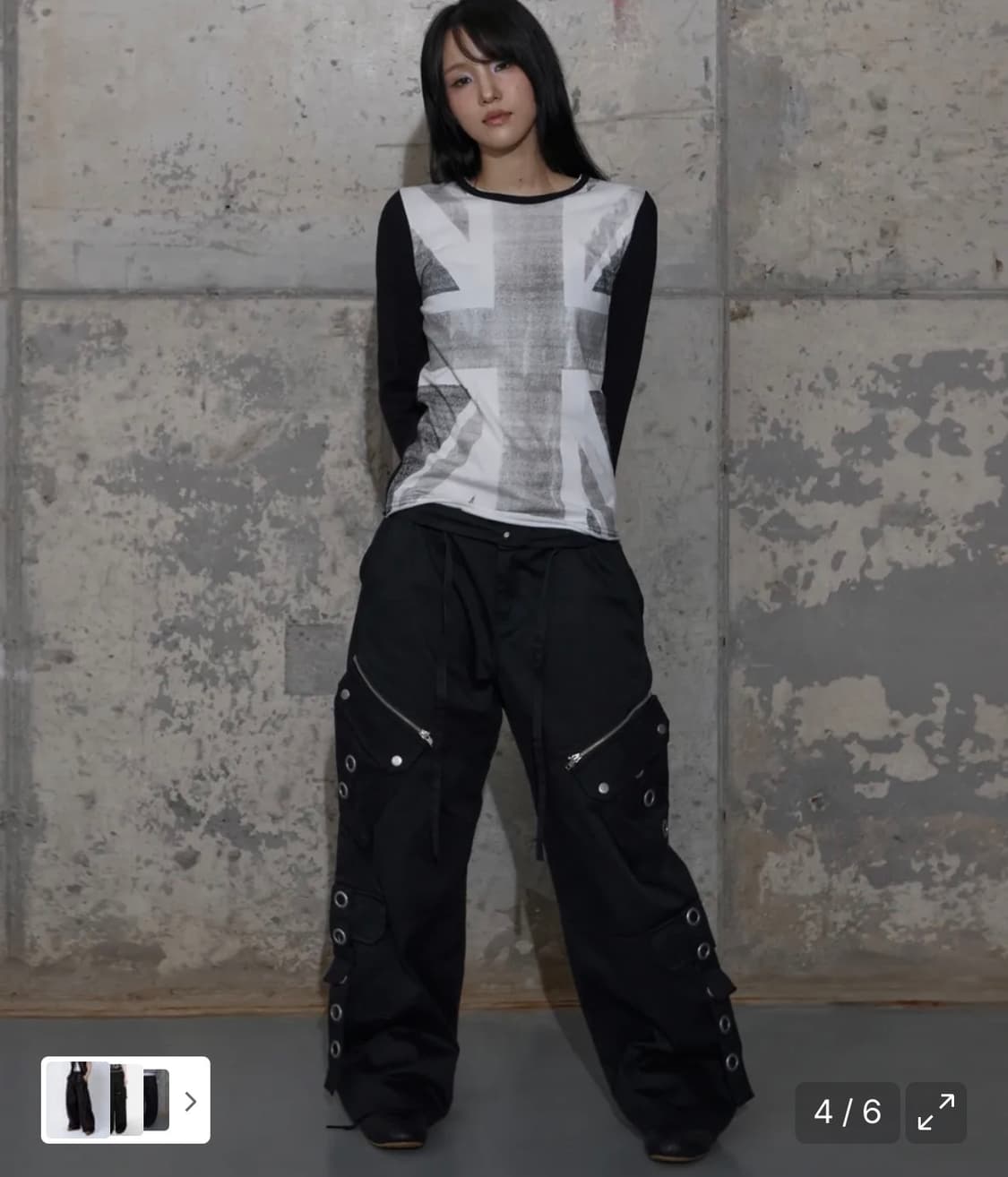 팬시클럽 다테처블 카고 스트랩팬츠  상품이미지3