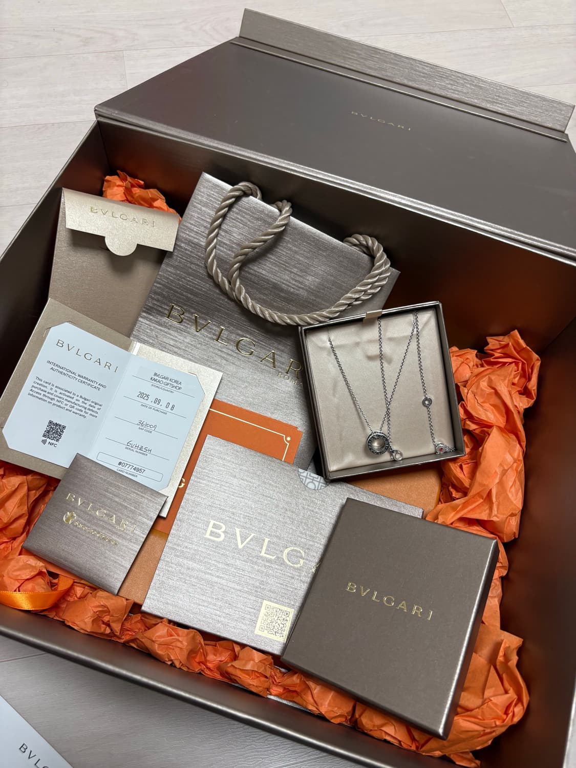 불가리 목걸이 상품이미지2