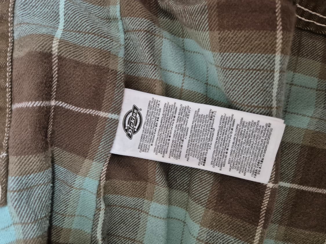 디키즈 플란넬 라이닝 브라운 데님 워크자켓 L 상품이미지3