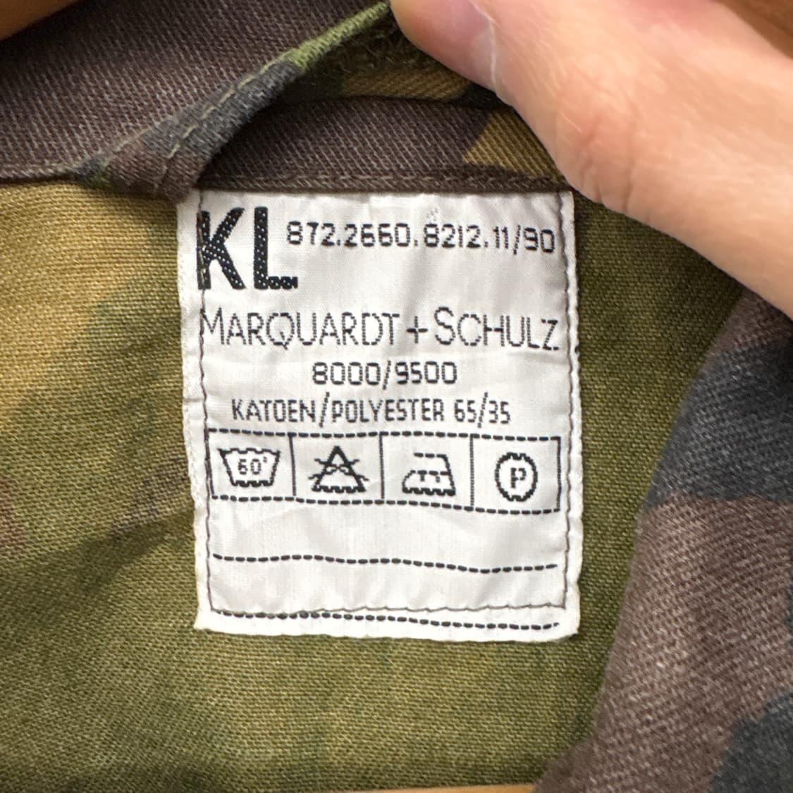 밀리터리 프랑스군 카모 야상 셔츠 자켓 남성 XL 상품이미지6