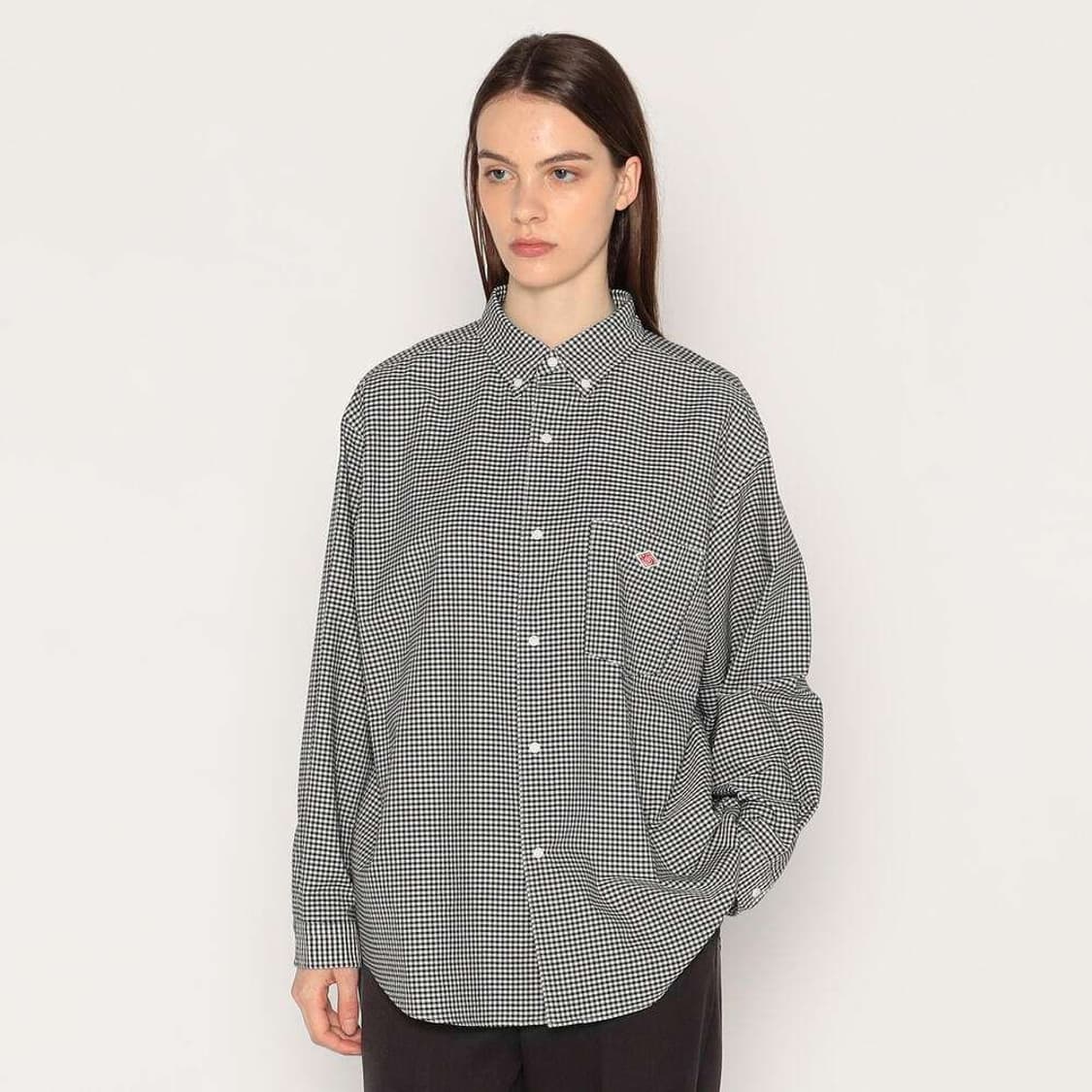 단톤 쿨맥스 깅엄체크 셔츠 36 상품이미지7