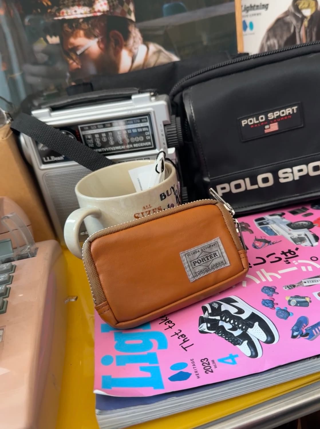 Porter 멀티 코인케이스 os 카멜 상품이미지1