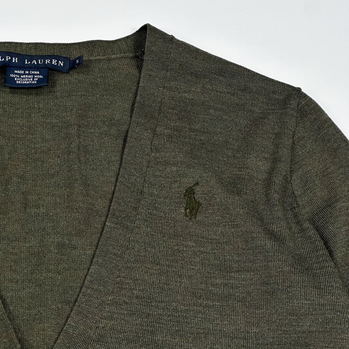 폴로 랄프로렌 포니 카키 니트 가디건 (S 여성추천) 상품이미지3