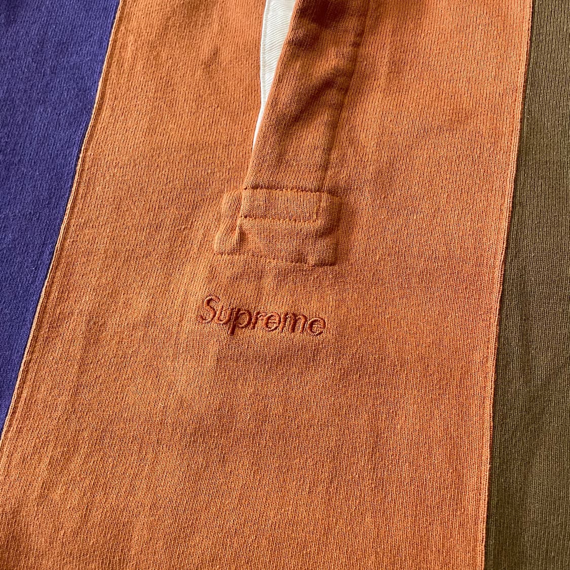 슈프림 빅로고 배색 럭비 상품이미지3