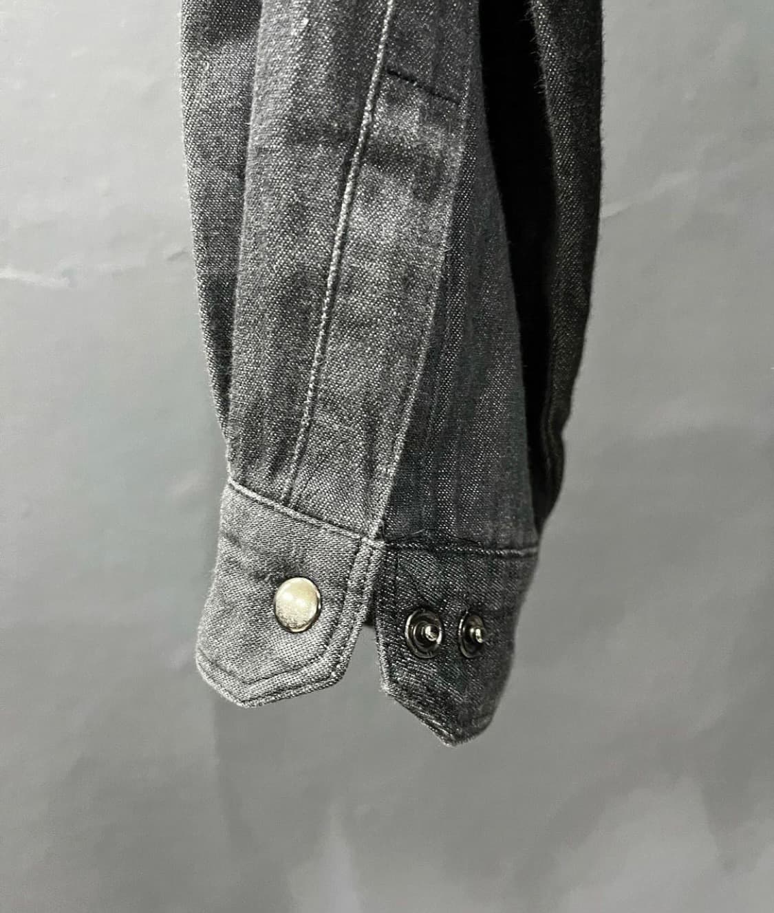 코튼 스타 스터드 패널 디테일 웨스턴 타입 셔츠 상품이미지9