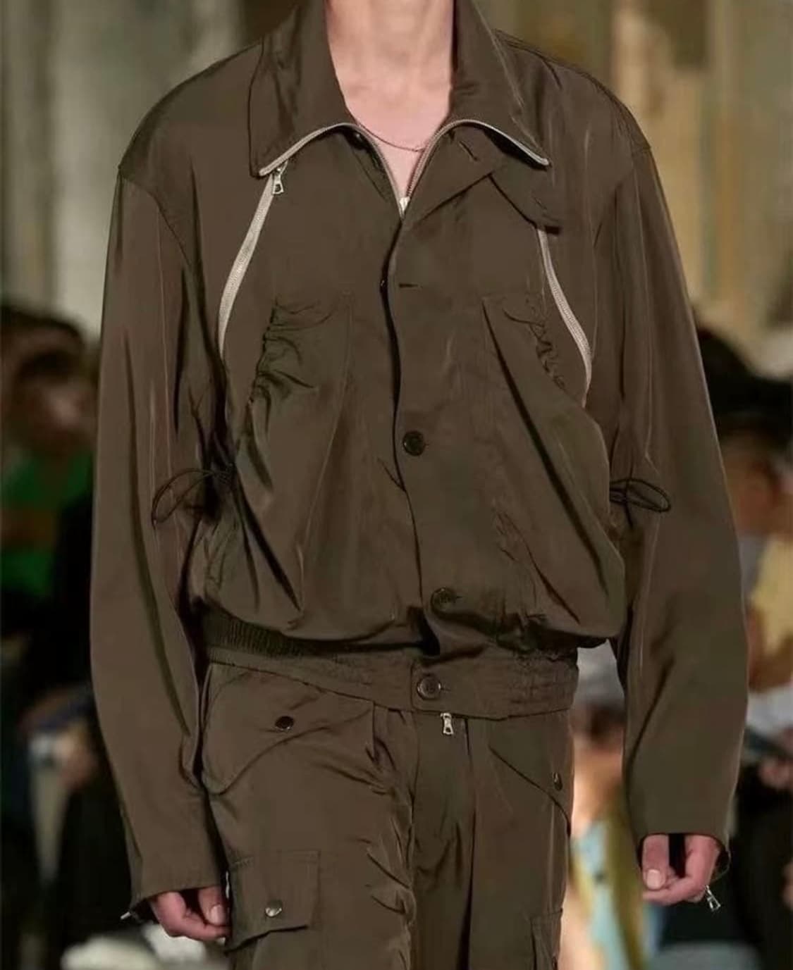 새상품) 24ss 드리스 반 노튼 반본 테크니컬 봄버 자켓 L 상품이미지1