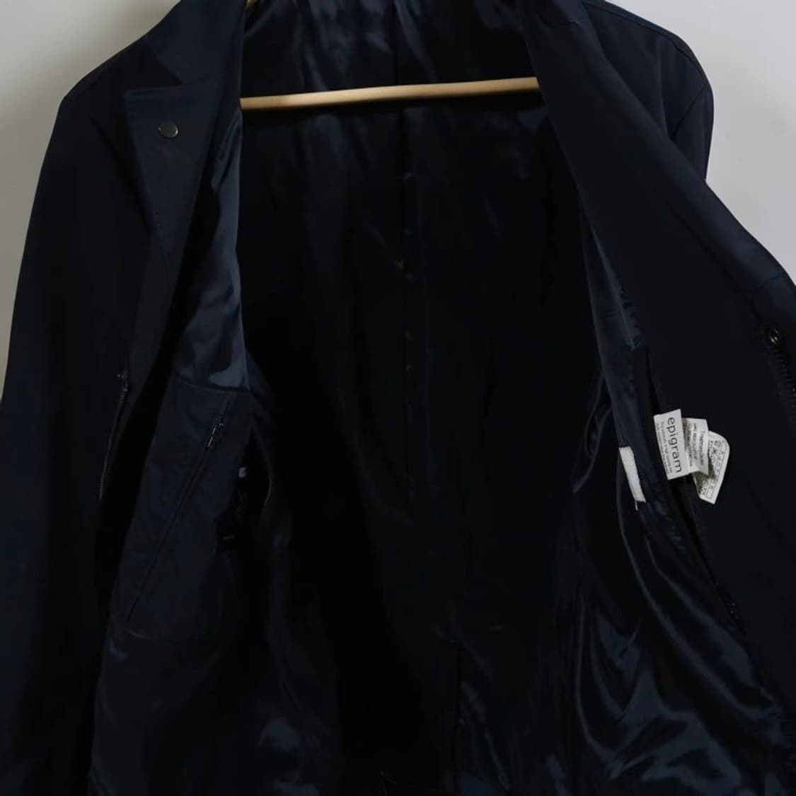 105 Epigram 에피그램 블루종 자켓 다크네이비 바람막이 상품이미지4