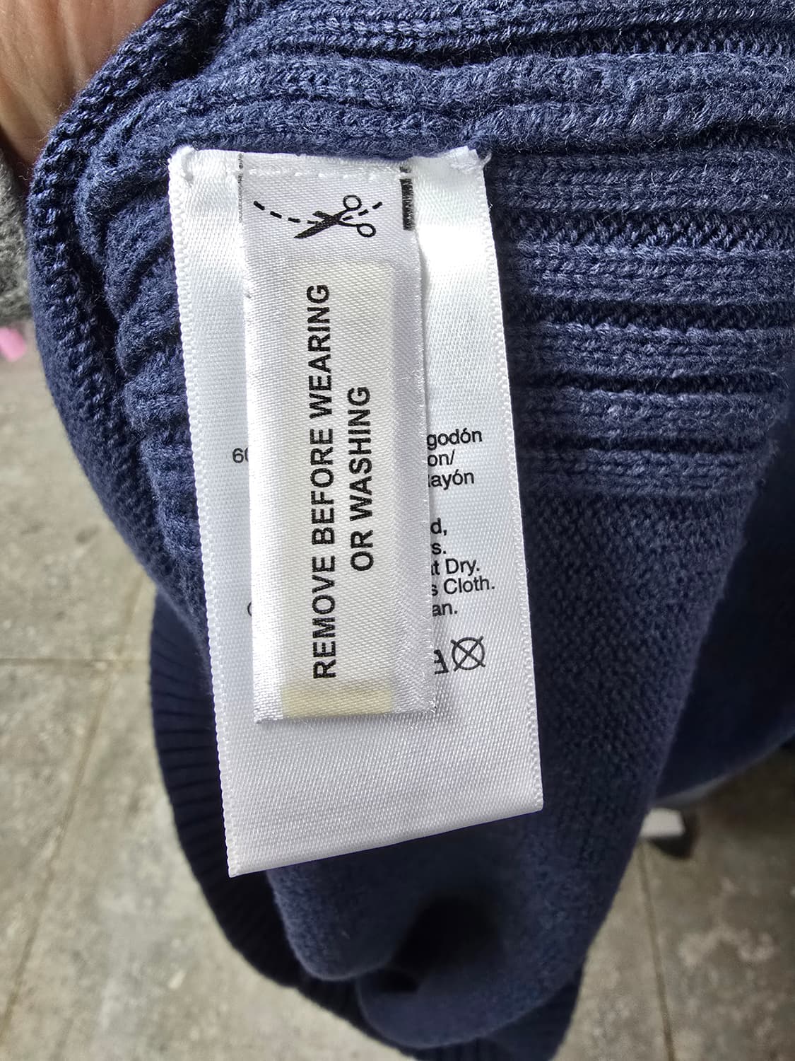 DKNY 블루 니트 (1245) 상품이미지4