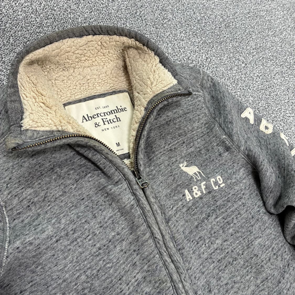 <아베크롬비 플리스 집업 져지> No.1543 상품이미지7