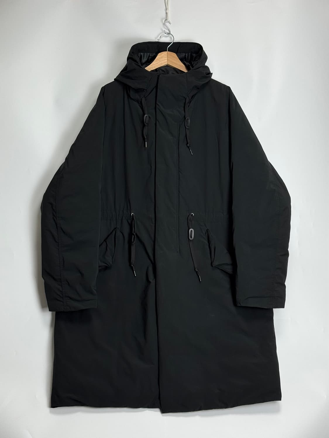 빔즈 M51 M65 피쉬테일 다운 패딩 코트 블랙 L 상품이미지1