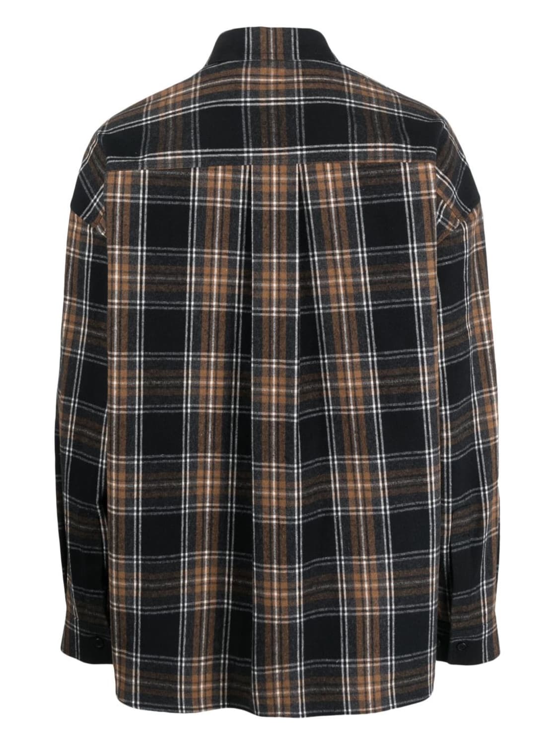 준지 23fw 루미 브라운 체크 셔츠 44 상품이미지5