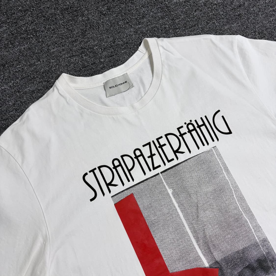 솔리드옴므 프린팅 반팔티 상품이미지2