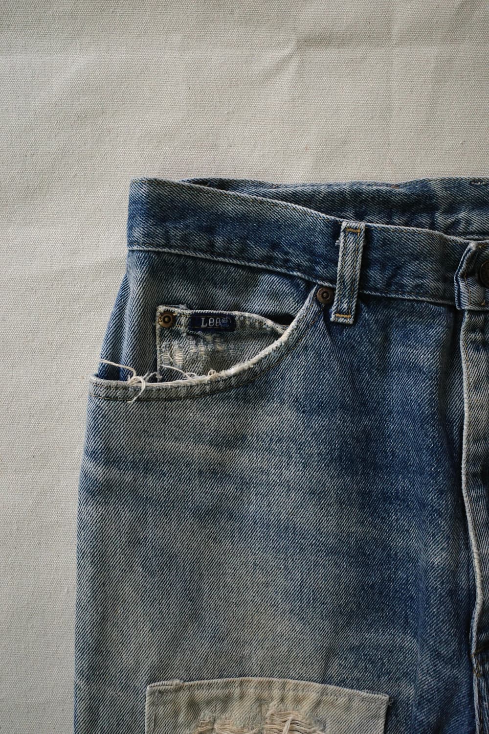 리 데님 팬츠 상품이미지7