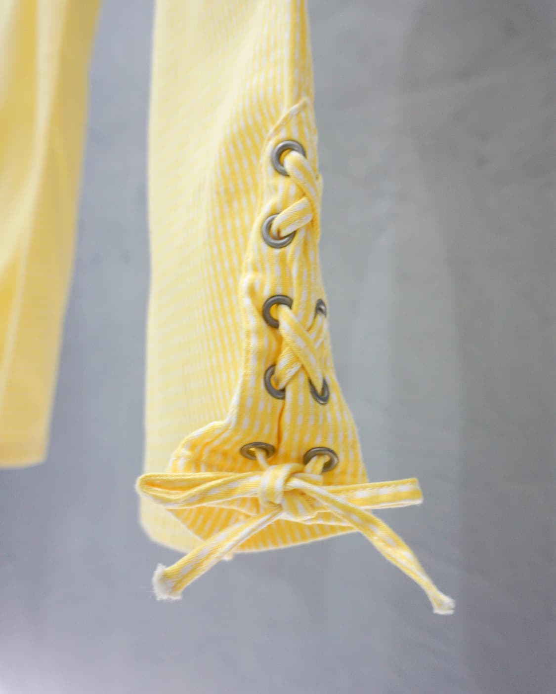 SASARI 옐로우 체크팬츠  상품이미지4