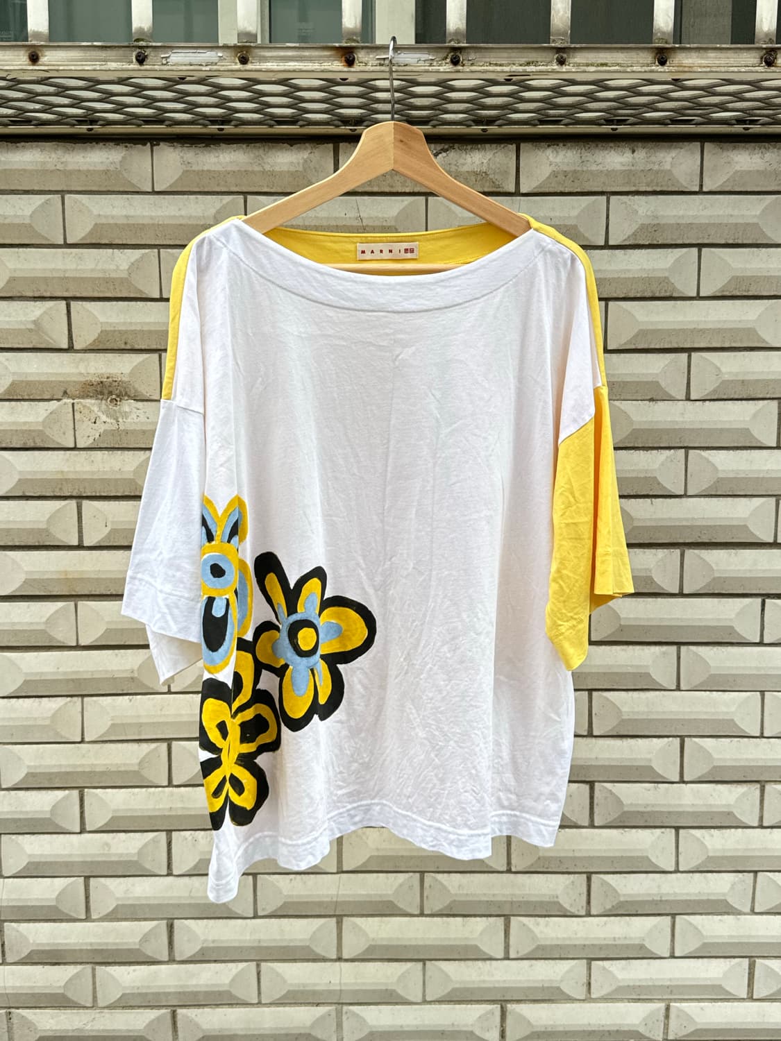 마르니 유니클로 반팔 티셔츠 (yellow) 상품이미지1
