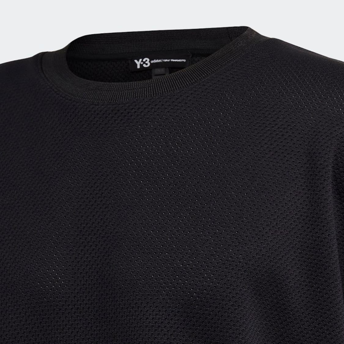 Y-3 요지 야마모토 아디다스 로고 오버핏 스웨트셔츠 맨투맨 블랙 상품이미지3