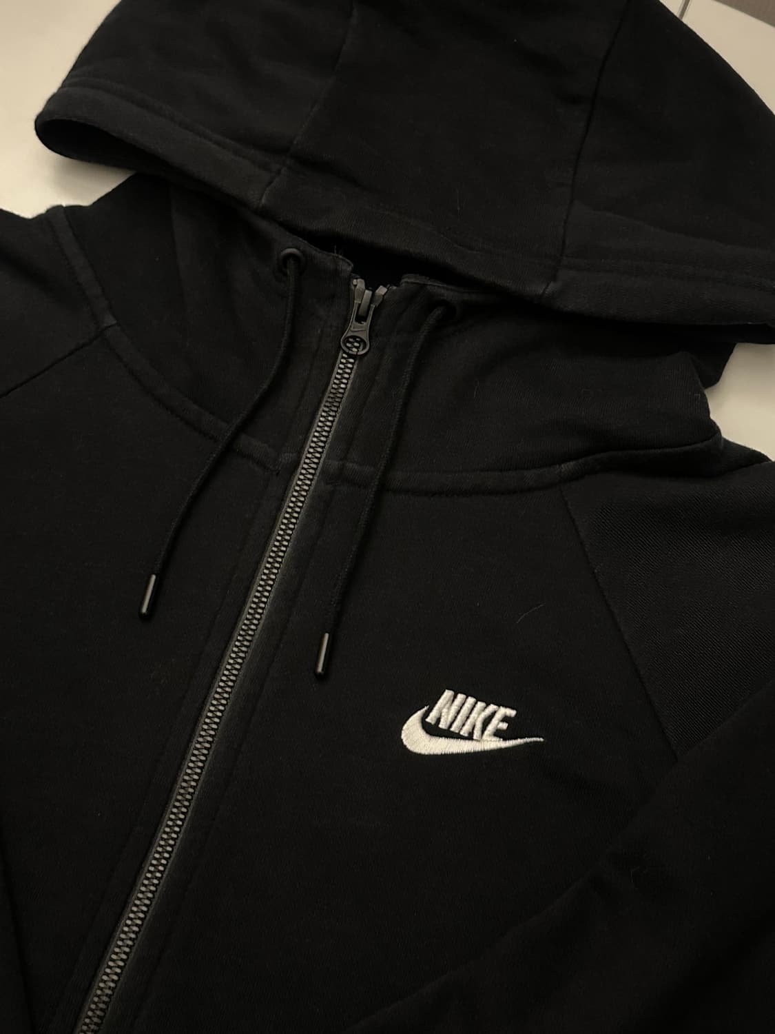 나이키 스우시 기본 후드집업 블랙 L 상품이미지2