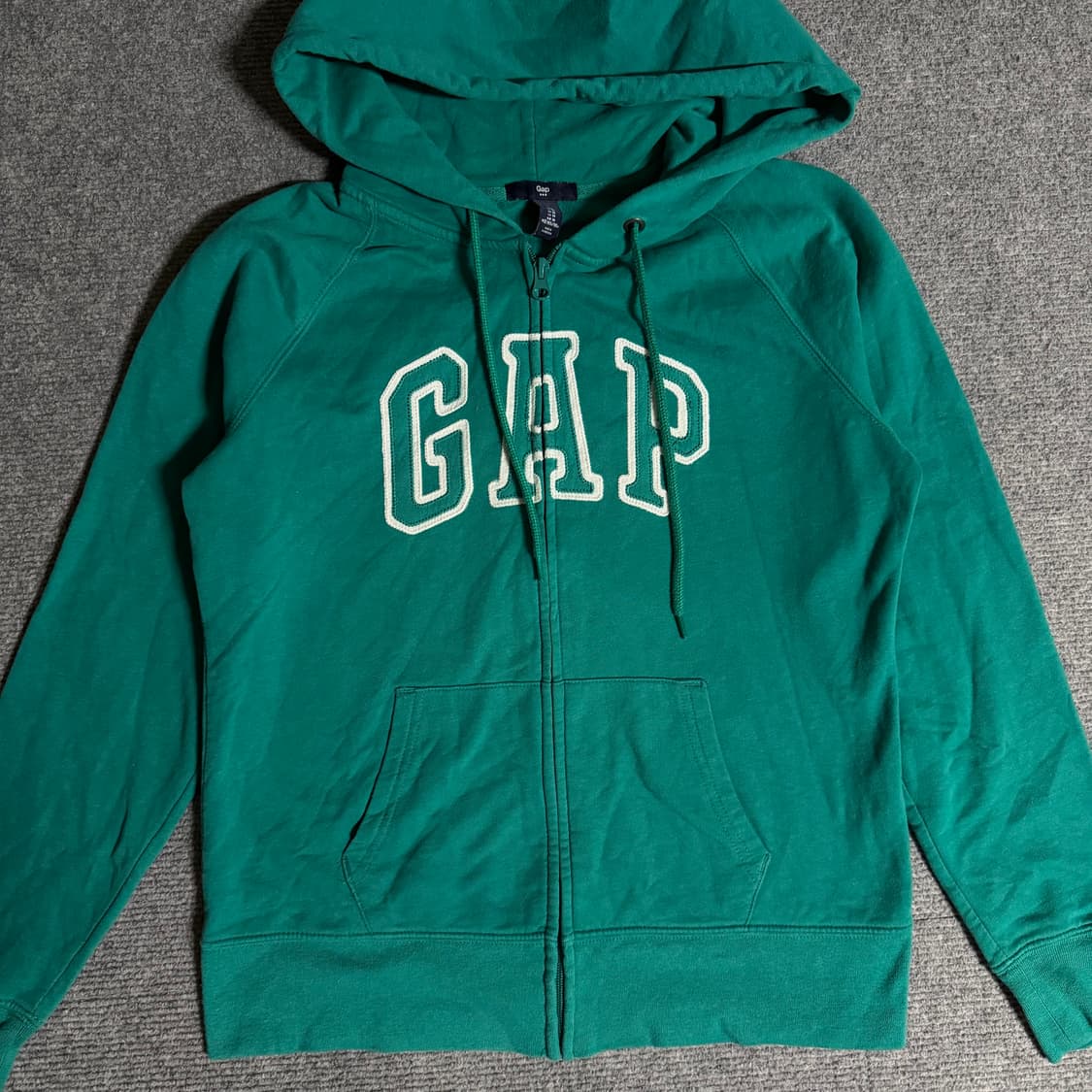 갭 청록 후드집업 m 상품이미지2