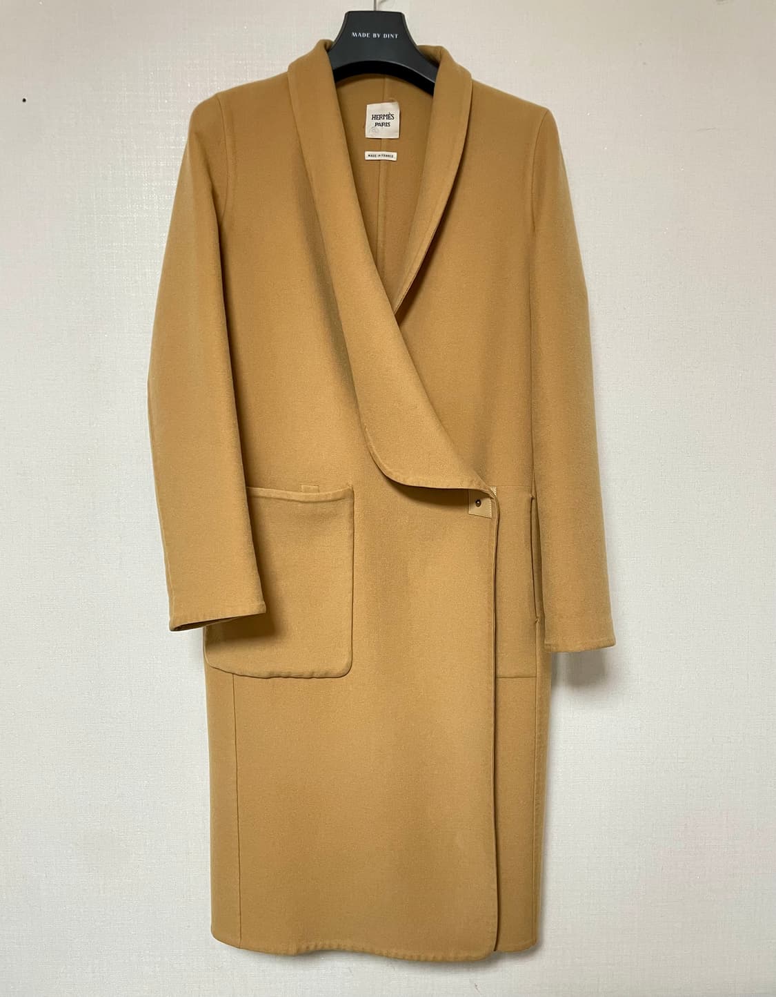 에르메스 캐시미어 코트 카멜 38 정품 상품이미지1