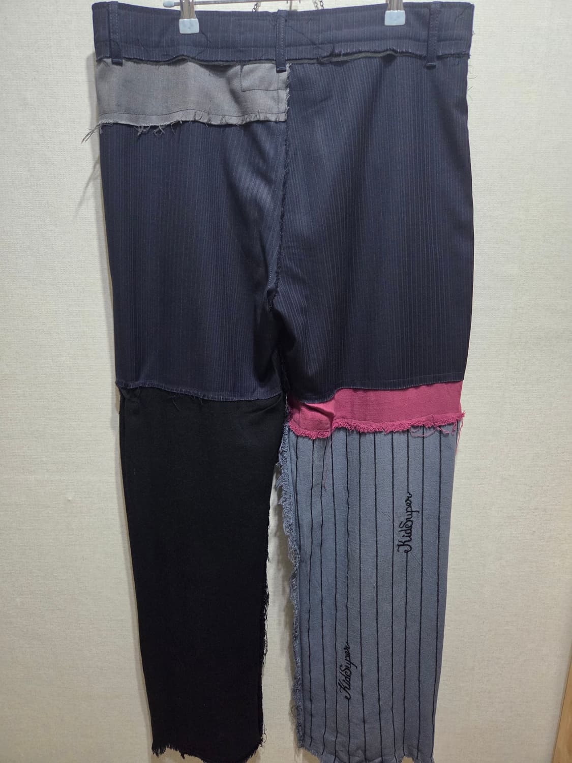 키드슈퍼 슬랙스 distressed suit bottom (multi) 상품이미지2
