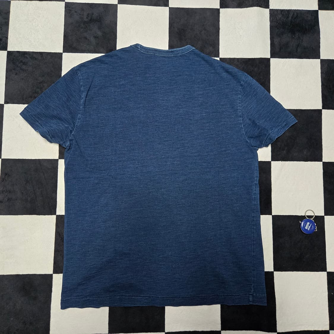 M 폴로랄프로렌 인디고 워싱 엠브로이드 반팔티셔츠 네이비 상품이미지5